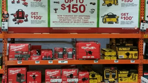 Home Depot Milwaukee DeWalt In-Line Header